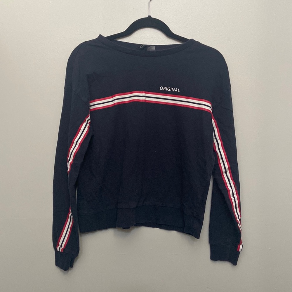 H&M Navy blue “Original” Sweatshirt.